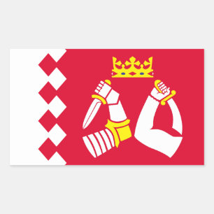 North Karelia Flag Rectangular Sticker