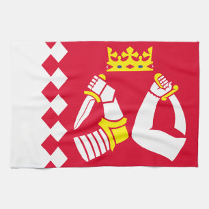 North Karelia Flag Tea Towel