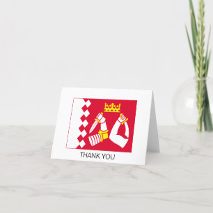 North Karelia Flag Thank You Card