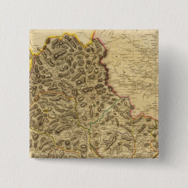 North Kirkcudbright Shire 15 Cm Square Badge (Front)
