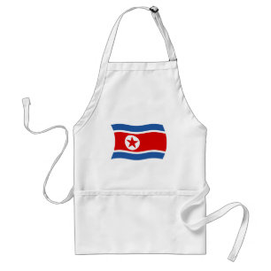 North Korea Flag Apron