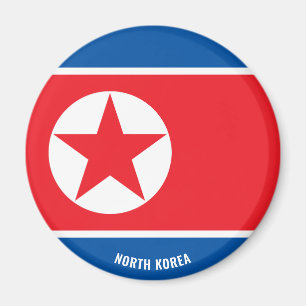 North Korea Flag Charming Patriotic Magnet