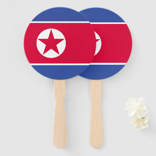 North Korea flag Hand Fan