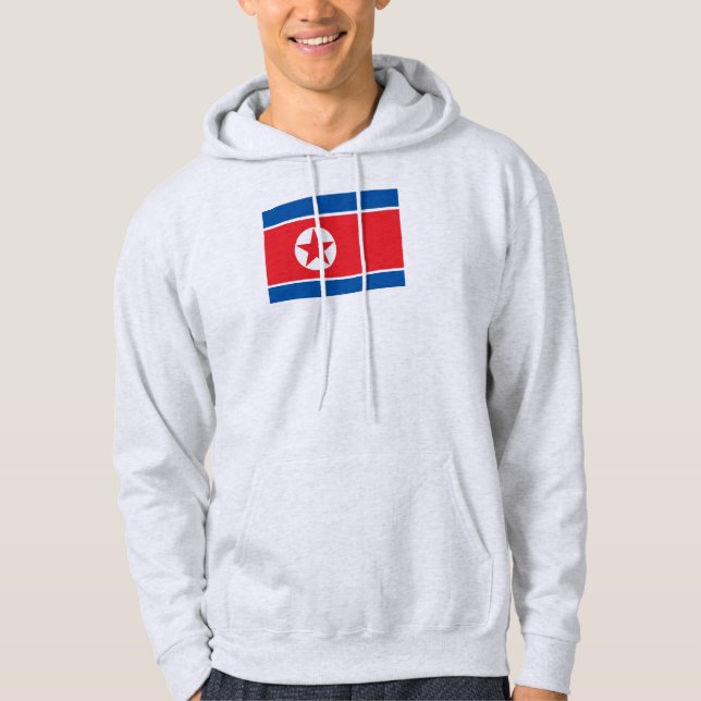 North Korea Flag Hoodie (Front)