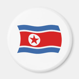 North Korea Flag Magnet