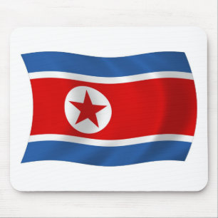 North Korea Flag Mousepad