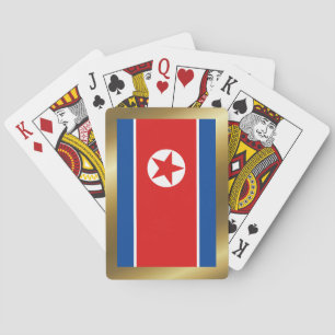 North Korea Flag Playing Cards