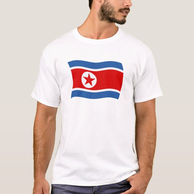 North Korea Flag Shirt (Front)