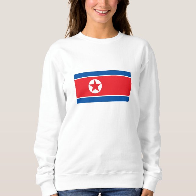 North Korea Flag Sweatshirt (Front)