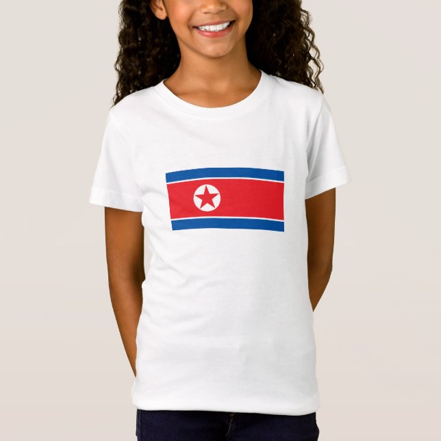 North Korea Flag T-Shirt (Front)