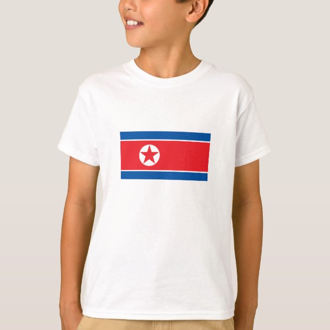 North Korea Flag T-Shirt (Front)