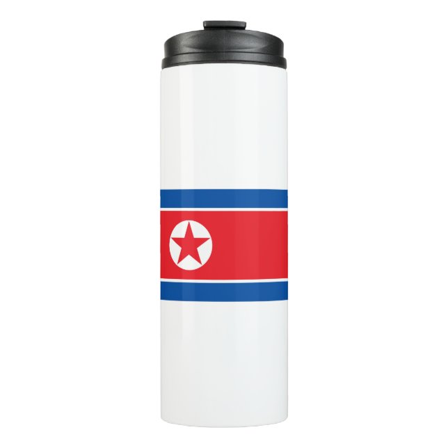 North Korea Flag Thermal Tumbler (Front)