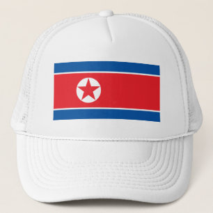 North Korea Flag Trucker Hat
