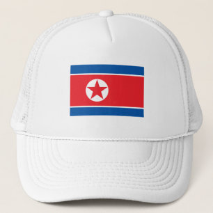 North Korea Flag Trucker Hat