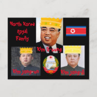 North Korea* Kim Boys Postcard