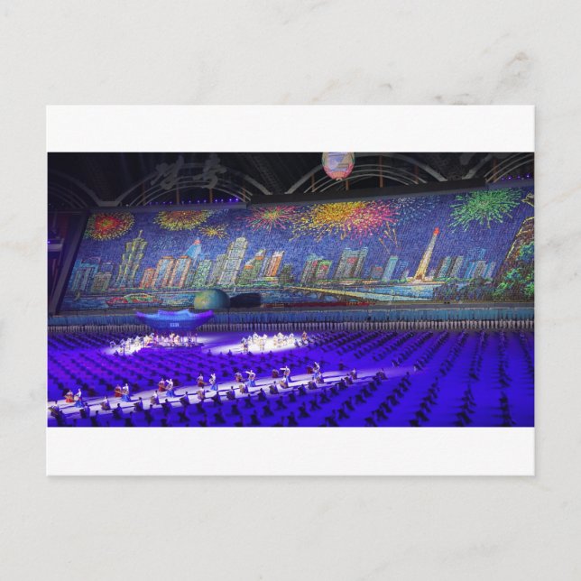 North Korea Mass Games Postcard (Front)