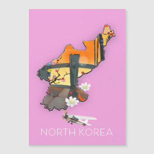 North Korea travel map