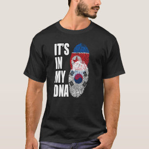 North Korean And South Korean Mix DNA Heritage Fla T-Shirt