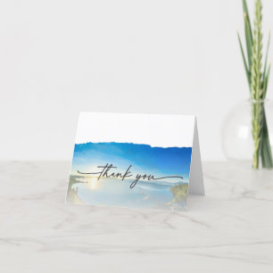 North Lake Tahoe Destination Wedding Thank You Card