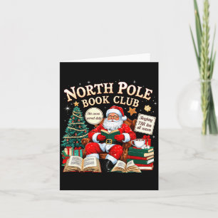 North Le Book Club Cozy Christmas Reading Gift  Card