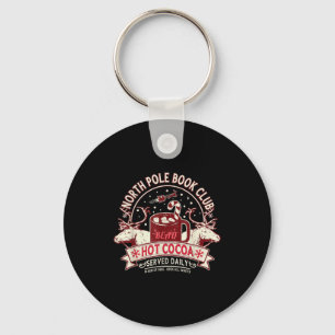 North Le Book Club Hot Cocoa Reindeer Librarians C Key Ring