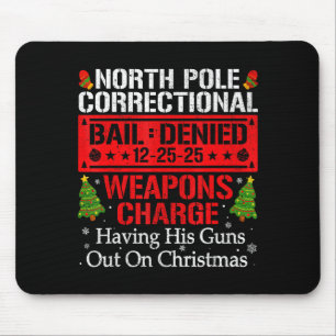 North Le Correctional Having His Guns Out On Chris Mouse Pad