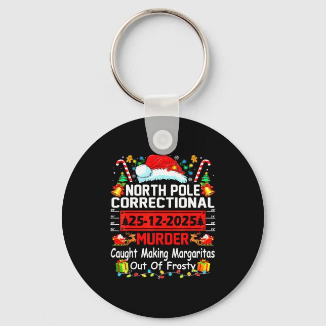 North Le Correctional Murder Caught Butchering Chr Key Ring (Front)