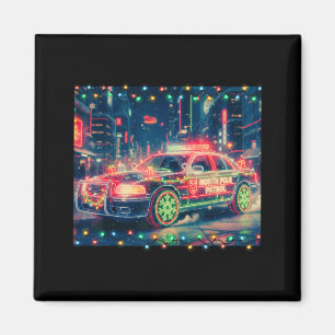 North Le Patrol Christmas Car Tee  Magnet