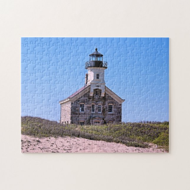 North Lighthouse, Block Island RI Puzzle (Horizontal)