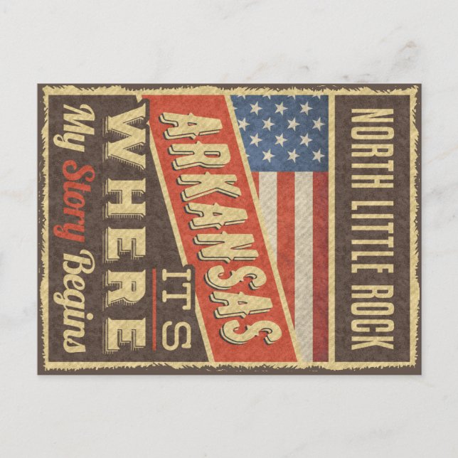 North Little Rock Arkansas Postcard (Front)