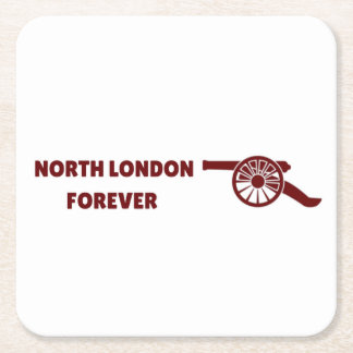 North London Forever Square Paper Coaster