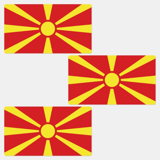 North Macedonia Flag (Group)