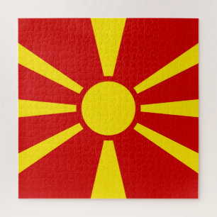 North Macedonia Flag Jigsaw Puzzle