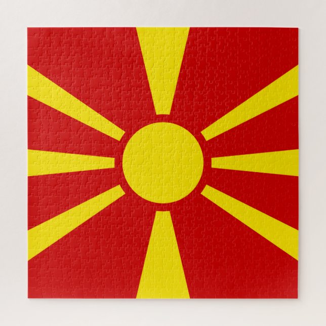 North Macedonia Flag Jigsaw Puzzle (Vertical)