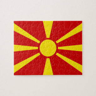 North Macedonia Flag Jigsaw Puzzle