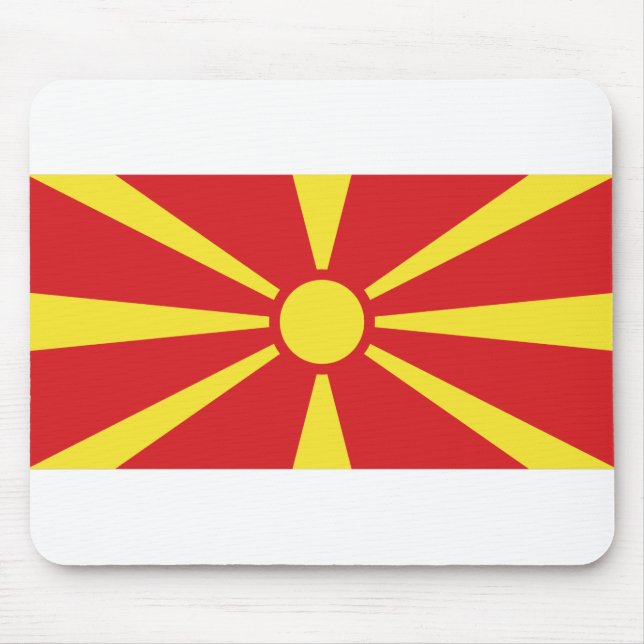 North Macedonia Flag Mouse Pad (Front)