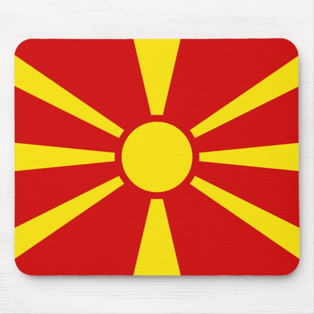 North Macedonia Flag Mouse Pad (Front)