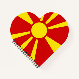 North Macedonia Flag Notebook