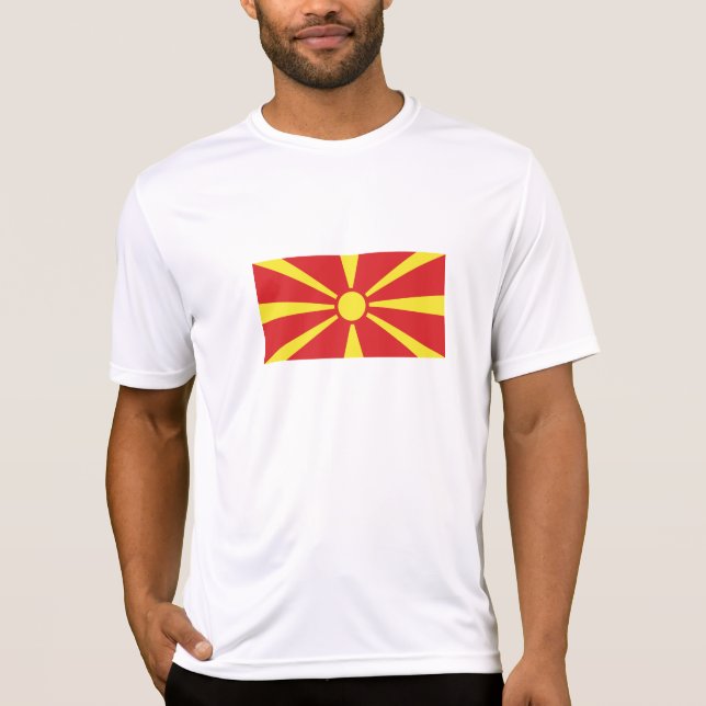 North Macedonia Flag T-Shirt (Front)