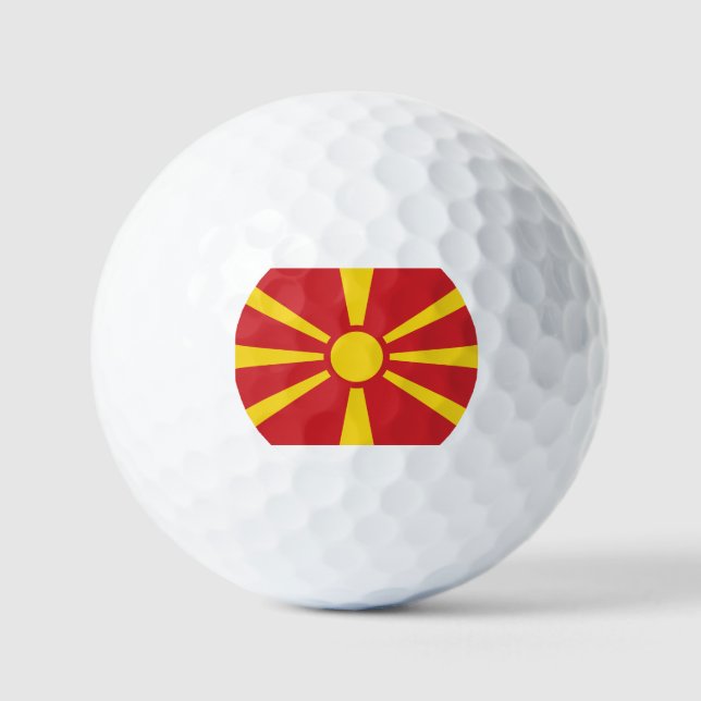 North Macedonia Golf Balls (Front)