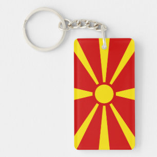 North Macedonia Key Ring