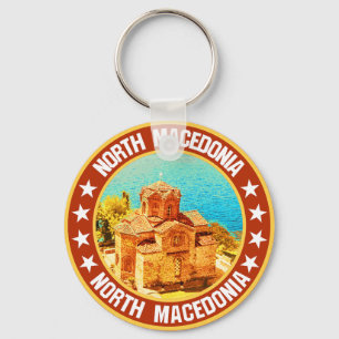 North Macedonia Key Ring