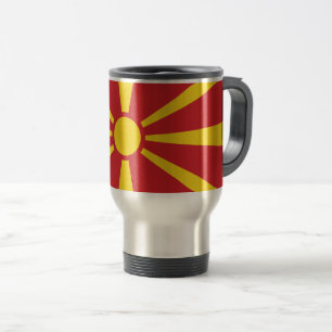 North Macedonia Travel Mug