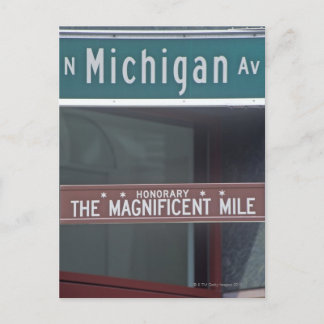 'North Michigan Avenue and The Magnificent Mile Postcard