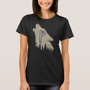 North Mythology Fenrir Wolf Viking T-Shirt