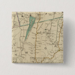 North New York City 15 Cm Square Badge