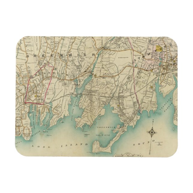 North New York City 7 Magnet (Horizontal)