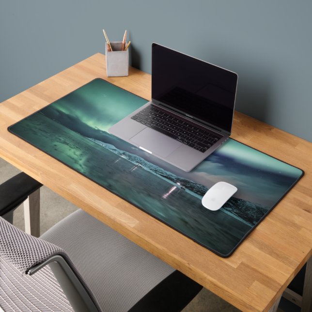 North Norway Aurora Night Desk Mat (Office 2)