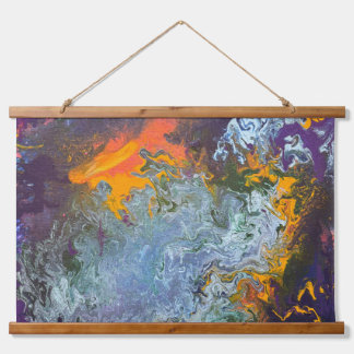 North of 60 Sunrise over the lake. Hanging Tapestry