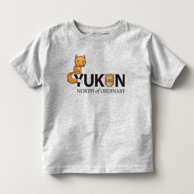 North of Ordinary Foxy Owl Toddler Tee (Front)
